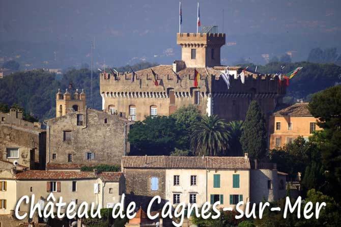 Grand Studio Tres Agreable Avec Bar, Cuisine Et Terrasse Cagnes-sur-Mer Kültér fotó